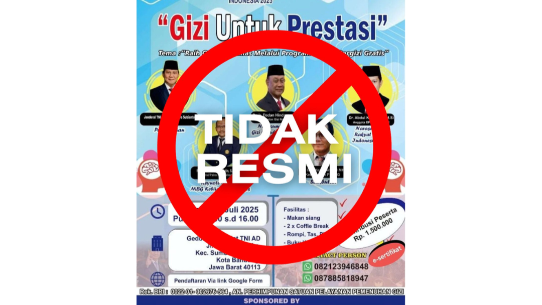 BGN Lahat Tegaskan Kegiatan Deklarasi dan Seminar PSPPG di Bandung Bukan Kegiatan Resmi