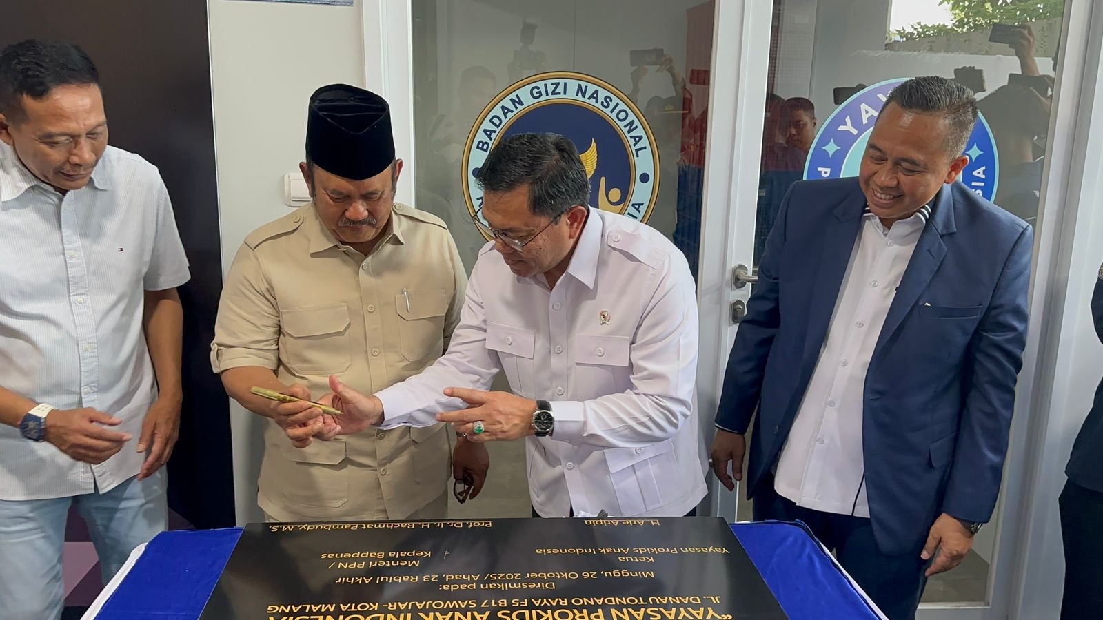 Wakil Kepala Badan Gizi Nasional Lahat (BGN Lahat) meninjau Satuan Pelayanan Pemenuhan Gizi (SPPG) Yayasan Prokids Anak Indonesia 